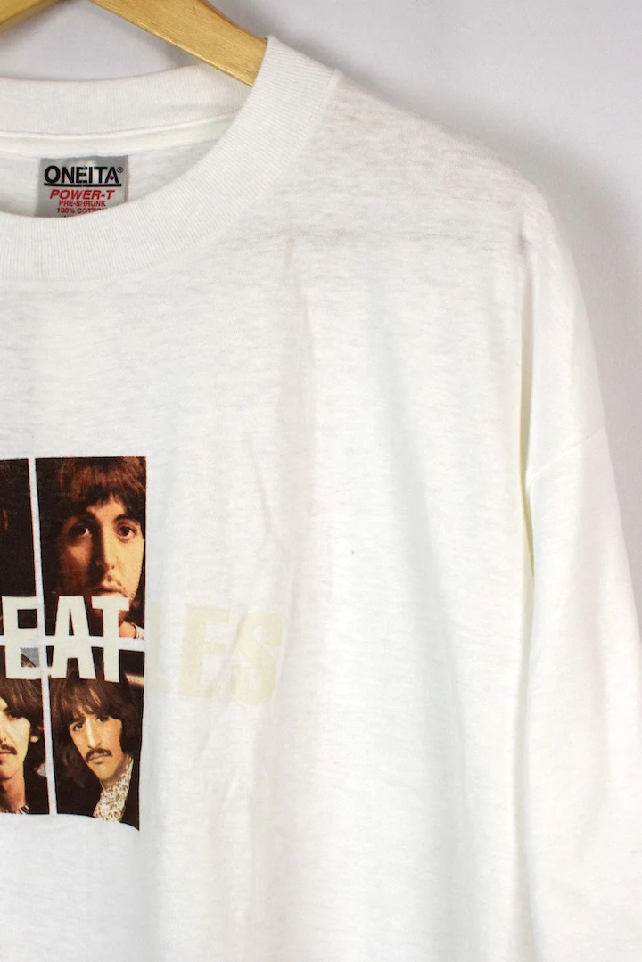 DEADSTOCK c1995 The Beatles 'The White Album' T-shirt - Image 2