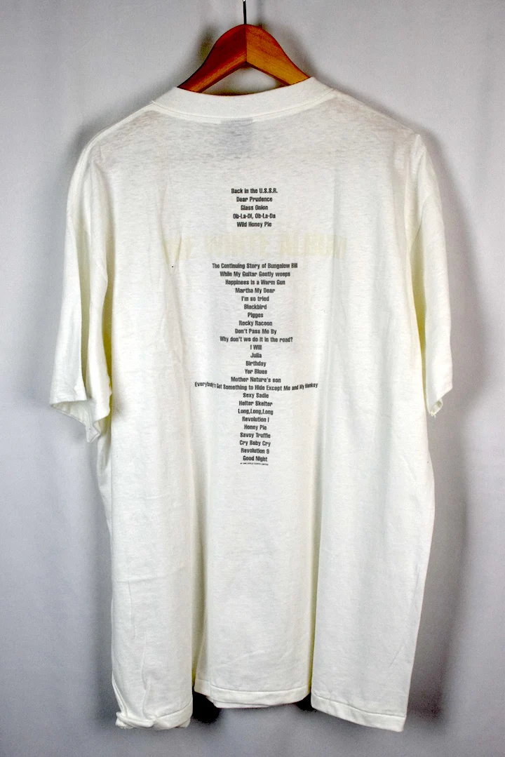 DEADSTOCK c1995 The Beatles 'The White Album' T-shirt - Image 4