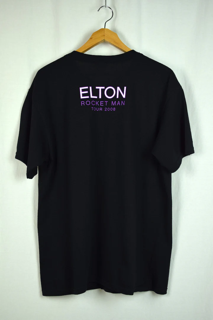 DEADSTOCK Elton John 2008 Tour T-Shirt - Image 3