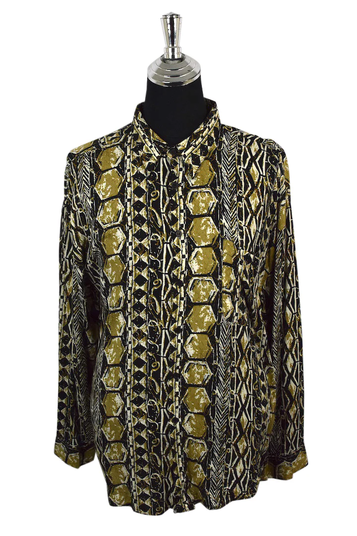 Executive Club Brand Abstract Print Shirt