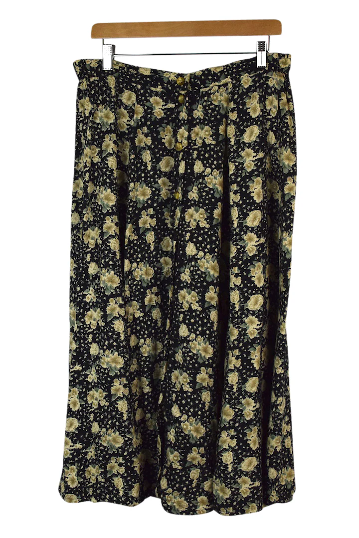 Pellini Brand Floral Print Skirt