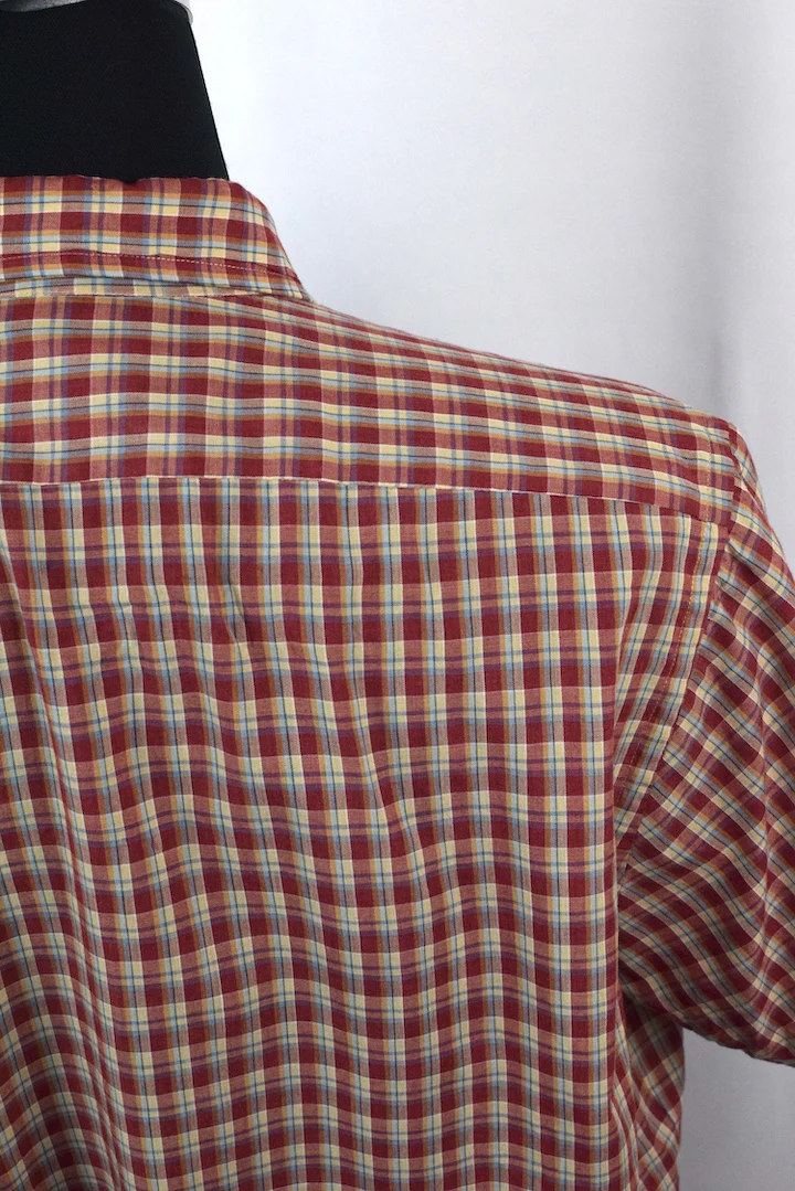 80s Macy's Brand Checkered Shirt - Image 3