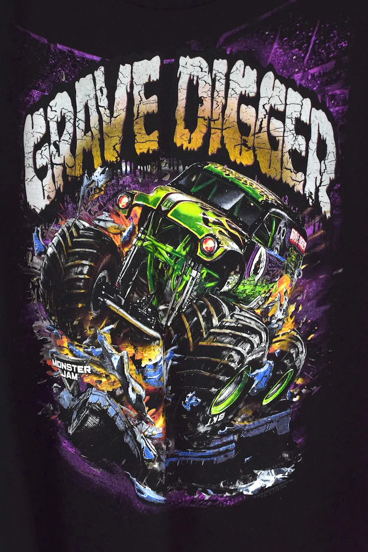 2016 Grave Digger Monster Truck T-shirt - Image 3