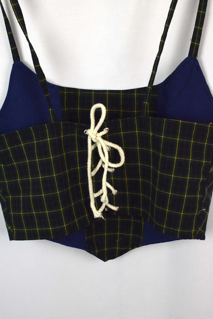 Reworked Ralph Lauren Brand Corset Style Top - Image 4