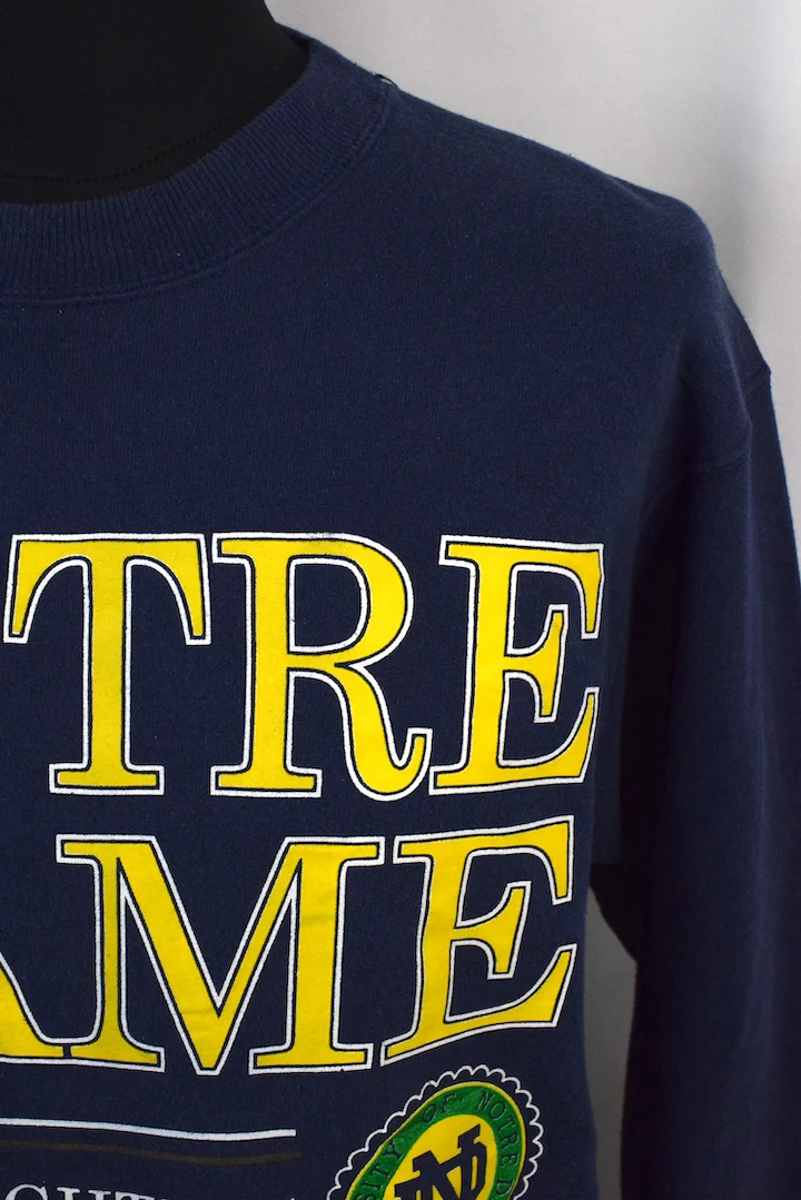 80s/90s Notre Dame Sweatshirt - Image 2