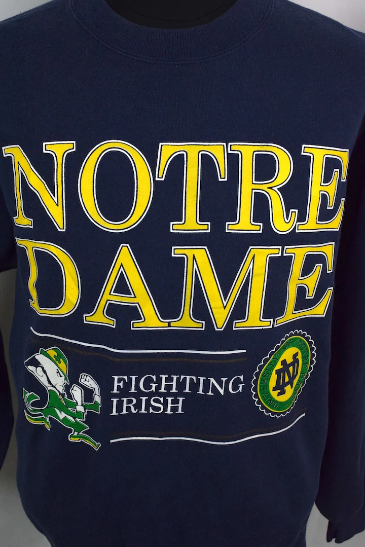 80s/90s Notre Dame Sweatshirt - Image 3