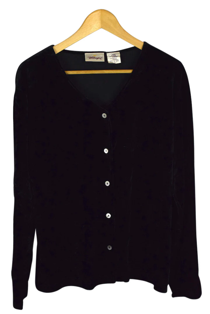Black Velvet Top