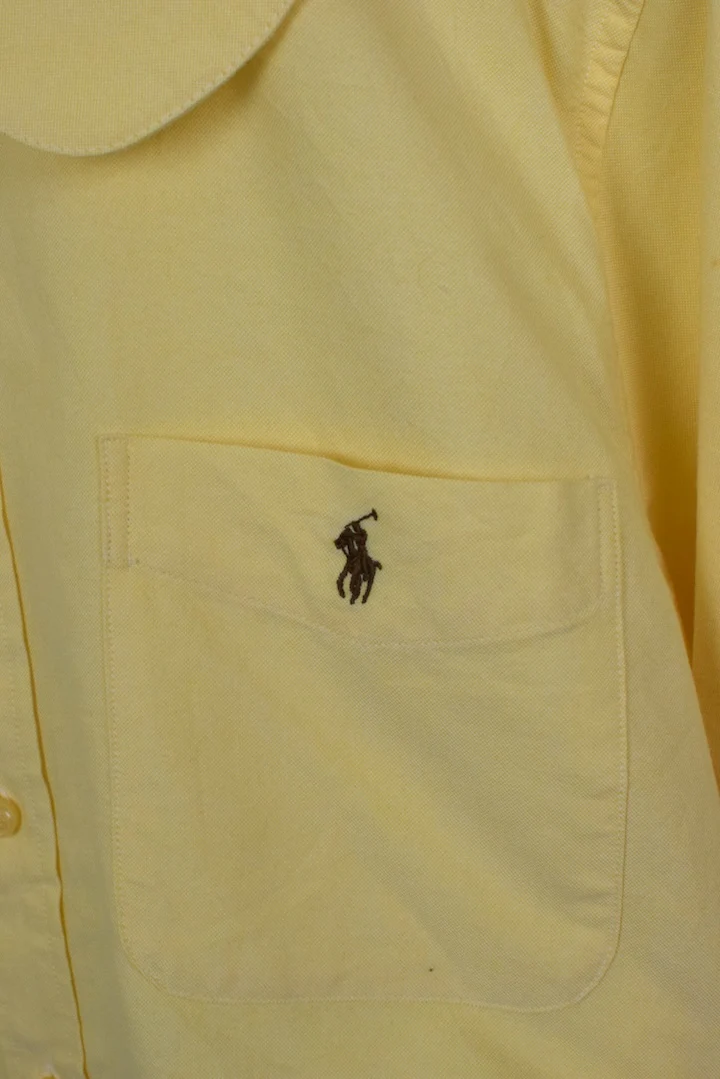 Reworked Cropped Ralph Lauren Brand Top - Image 2