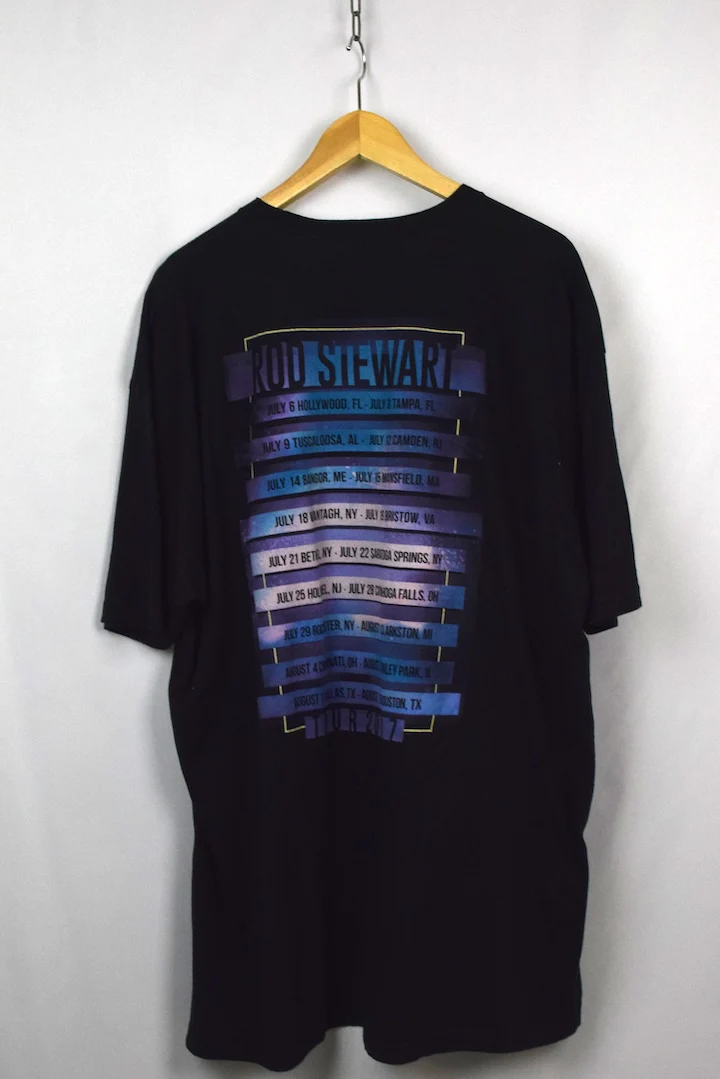 2017 Rod Stewart Tour T-shirt - Image 3