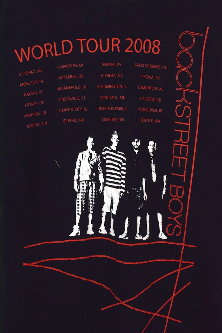 2008 Backstreet Boys Tour T-shirt - Image 4