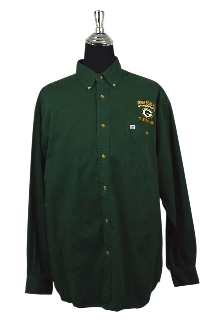 1996 Green Bay Packers NFL Denim Shirt