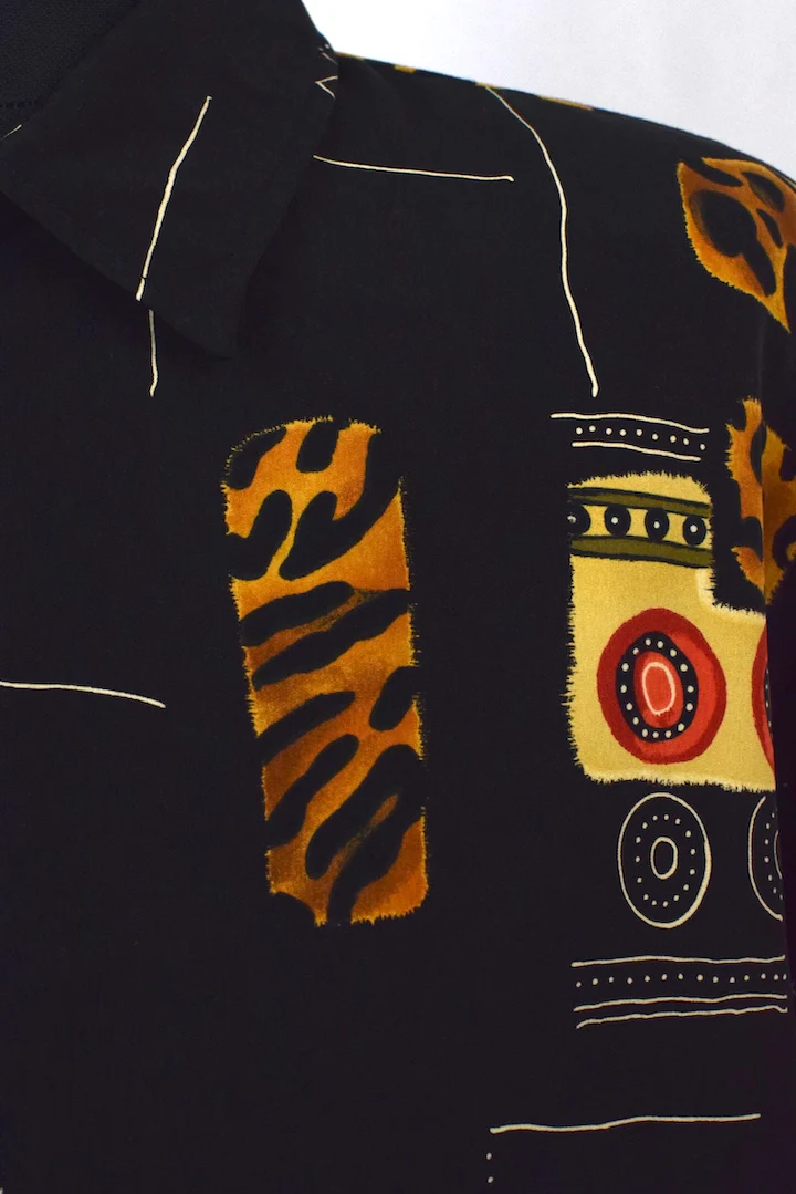 Abstract Print Spray Jacket - Image 2