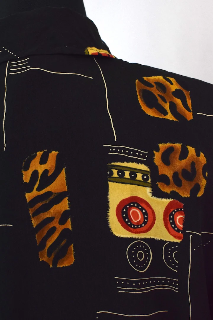 Abstract Print Spray Jacket - Image 4