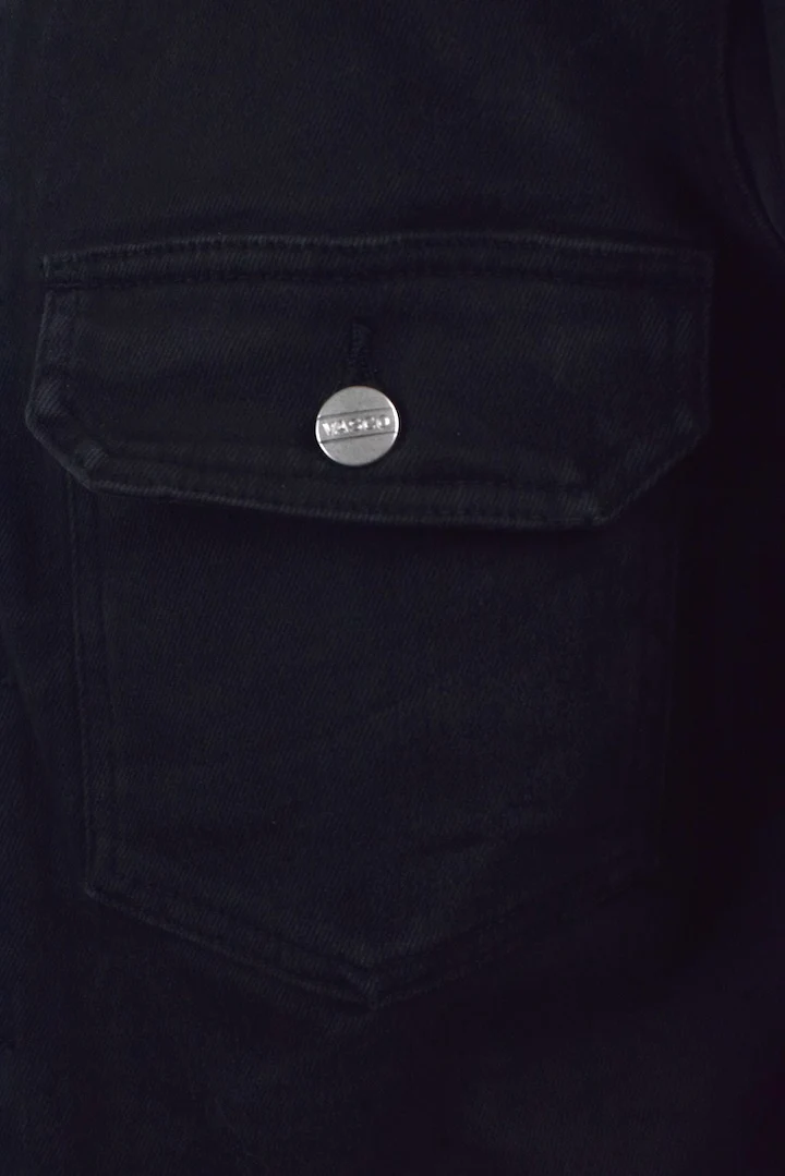 Black Denim Jacket - Image 2