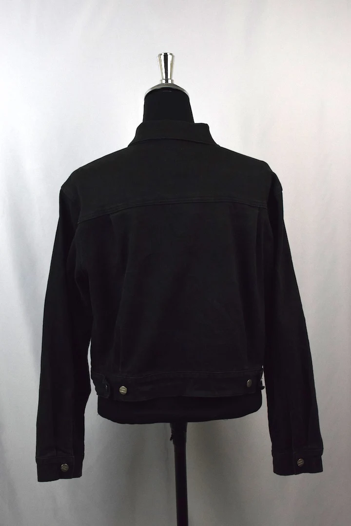 Black Denim Jacket - Image 3