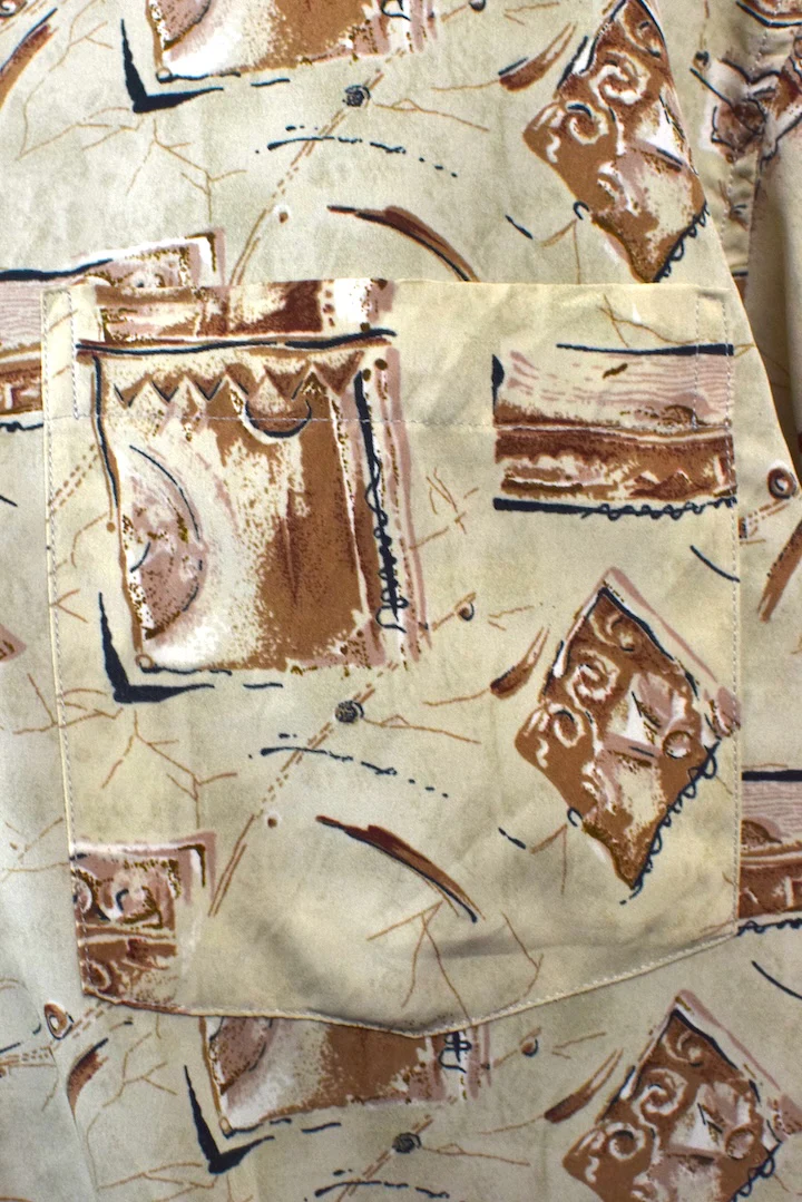 Abstract Print Shirt - Image 2