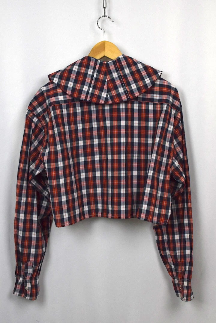 Reworked Cropped Ralph Lauren Brand Top - Image 3