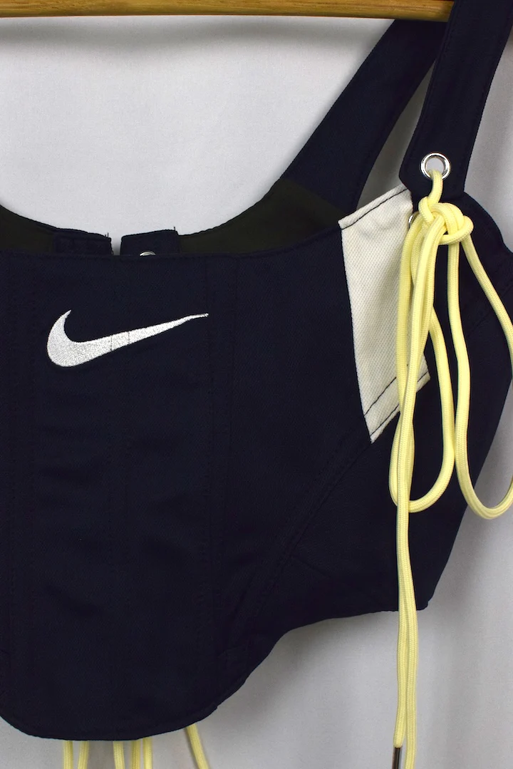 Reworked Nike Brand Corset Style Top - Image 2