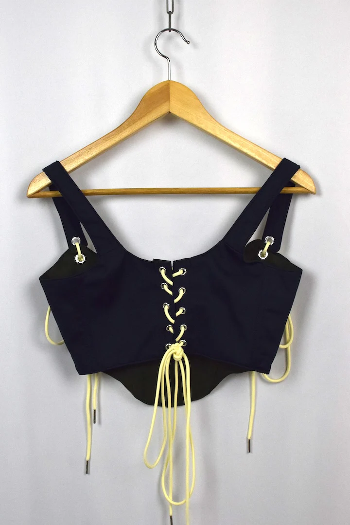 Reworked Nike Brand Corset Style Top - Image 3