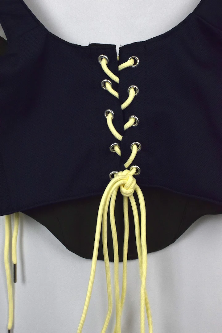 Reworked Nike Brand Corset Style Top - Image 4