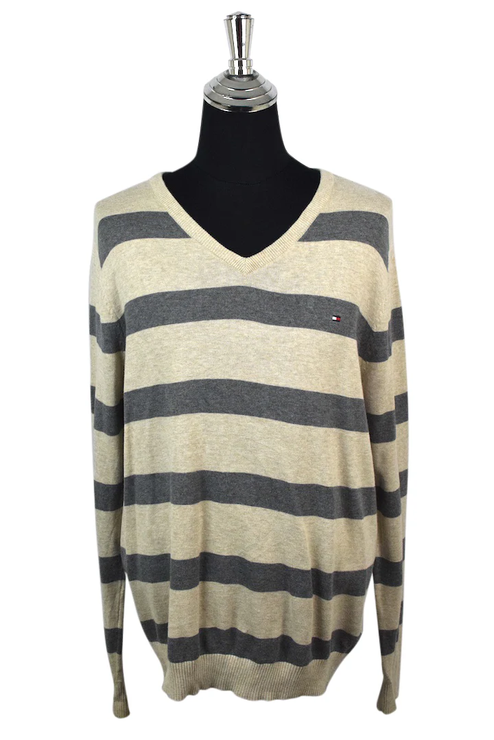 Striped Tommy Hilfiger Brand Knitted Jumper