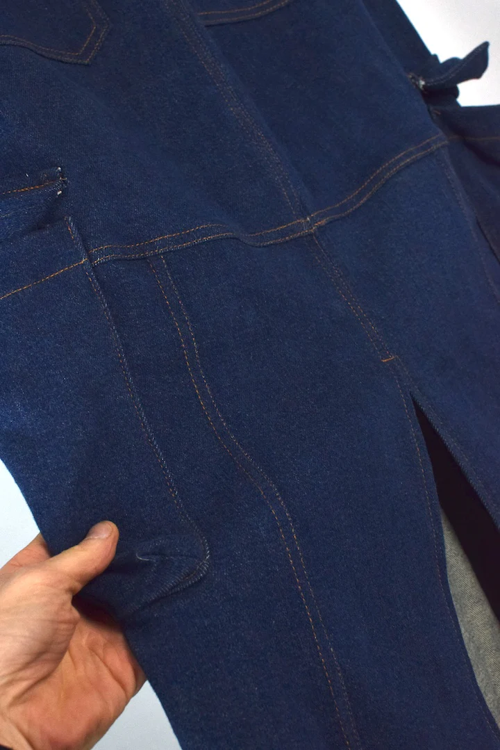 Reworked Denim Skirt - Image 5