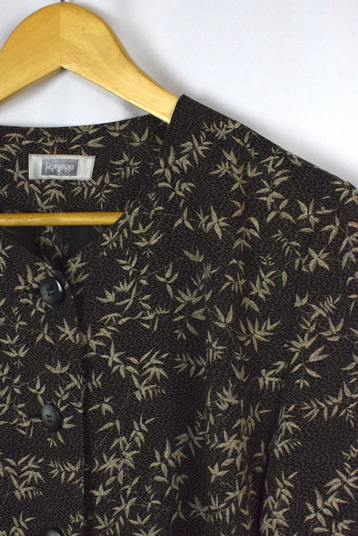 Leaf Print Dress - Image 2