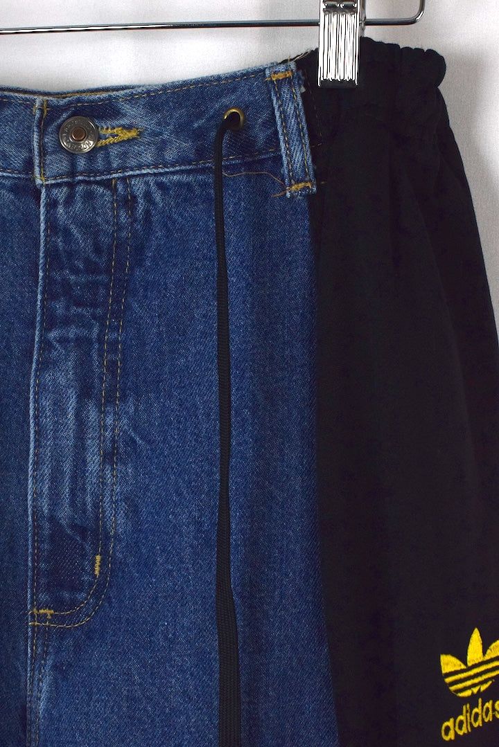 Reworked Adidas Brand Track-Jeans - Image 2