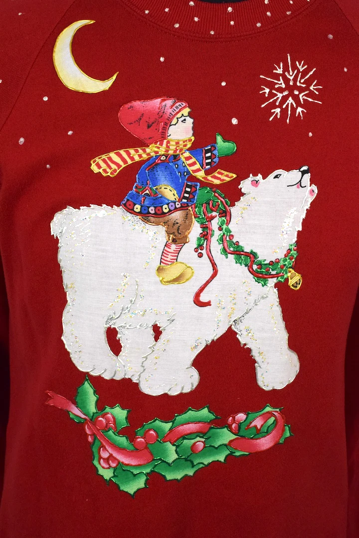 80s/90s Christmas Walk Sweatshirt - Image 3