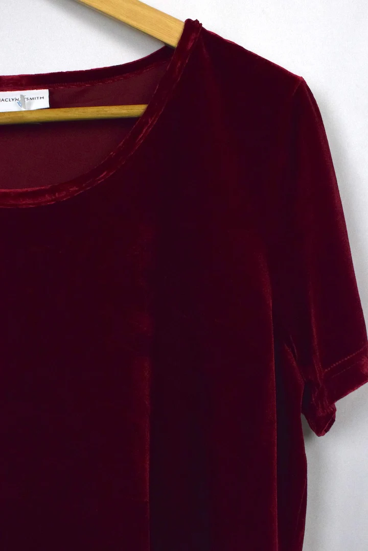 Red Velvet Top - Image 2