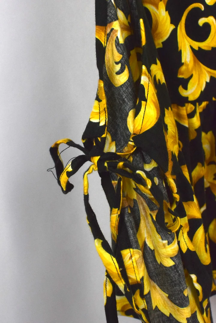 Reworked Baby Doll Tie Up Top - Image 3