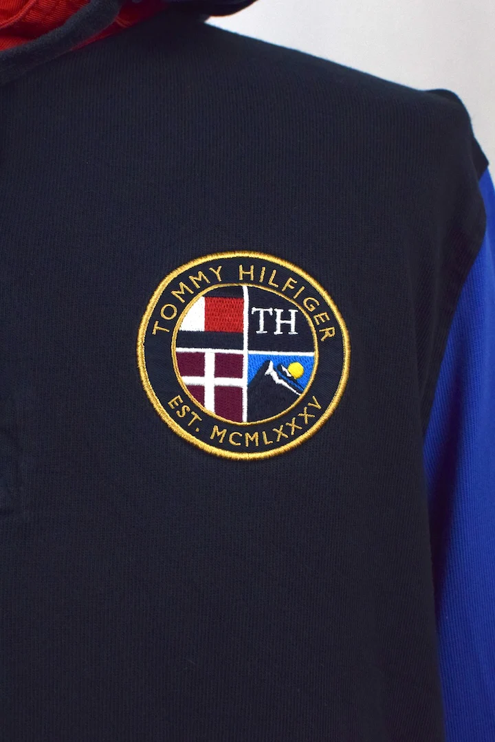 Tommy Hilfiger Brand Hooded Rugby Jumper - Image 2
