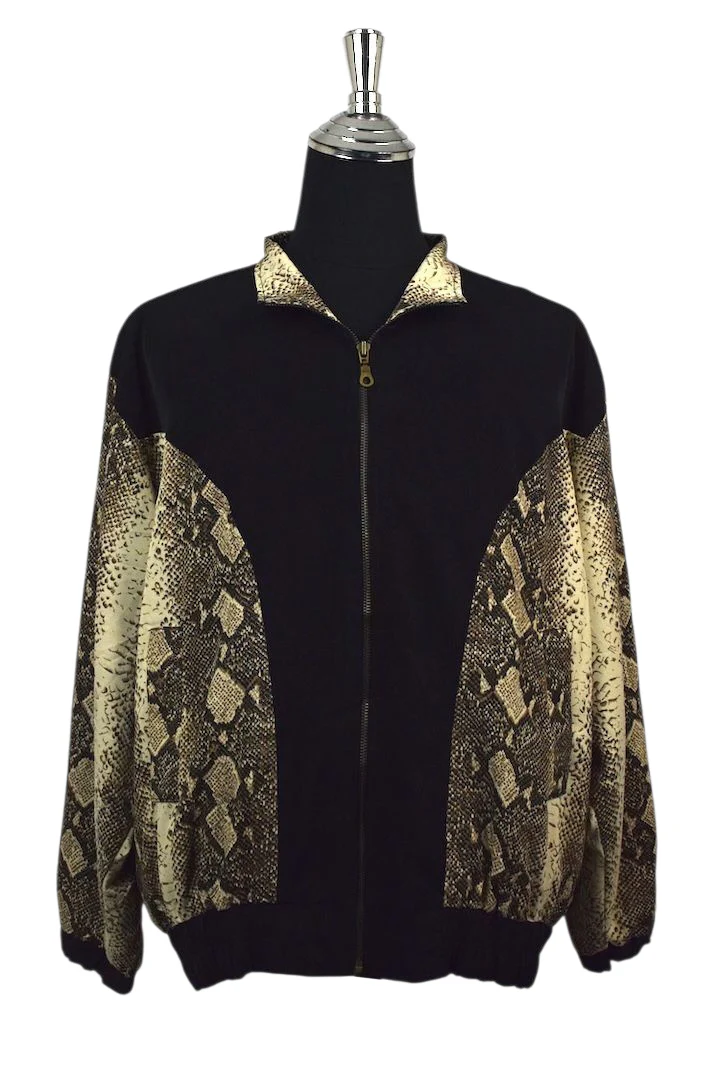 Snake Skin Print Spray Jacket