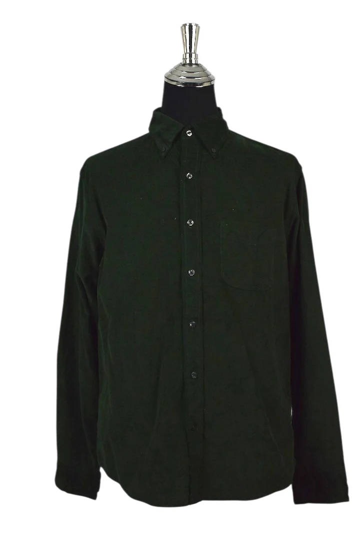 Dark Green Corduroy Shirt