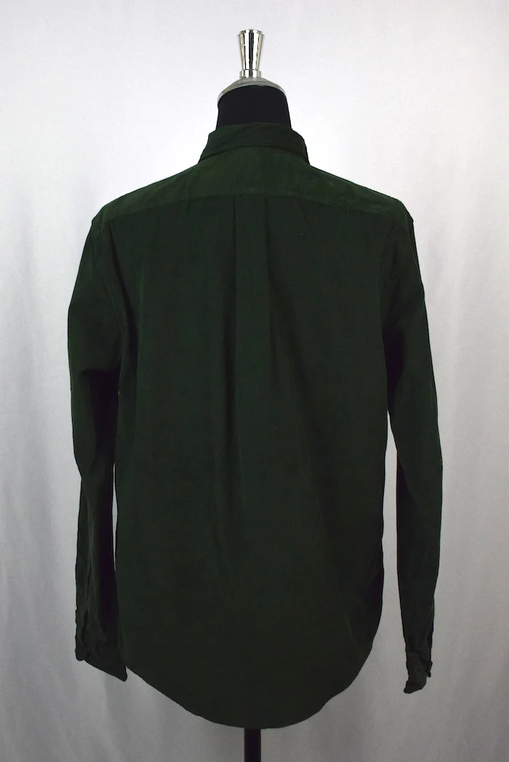 Dark Green Corduroy Shirt - Image 3