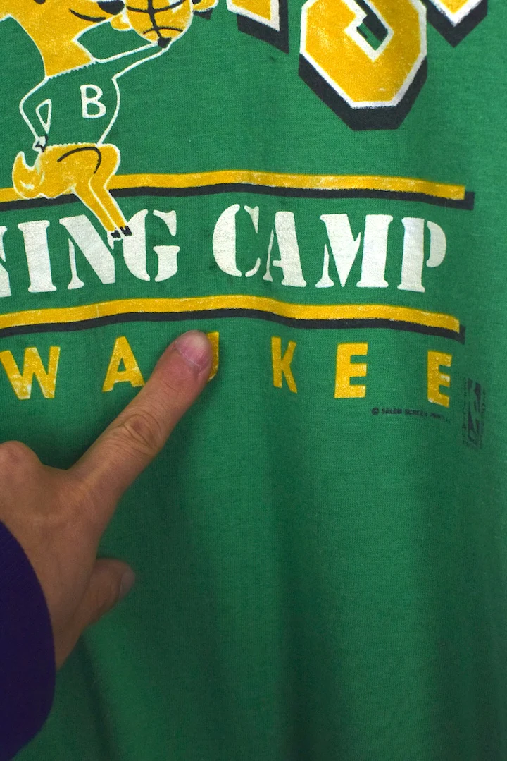 80s/90s Milwaukee Bucks NBA T-shirt - Image 5