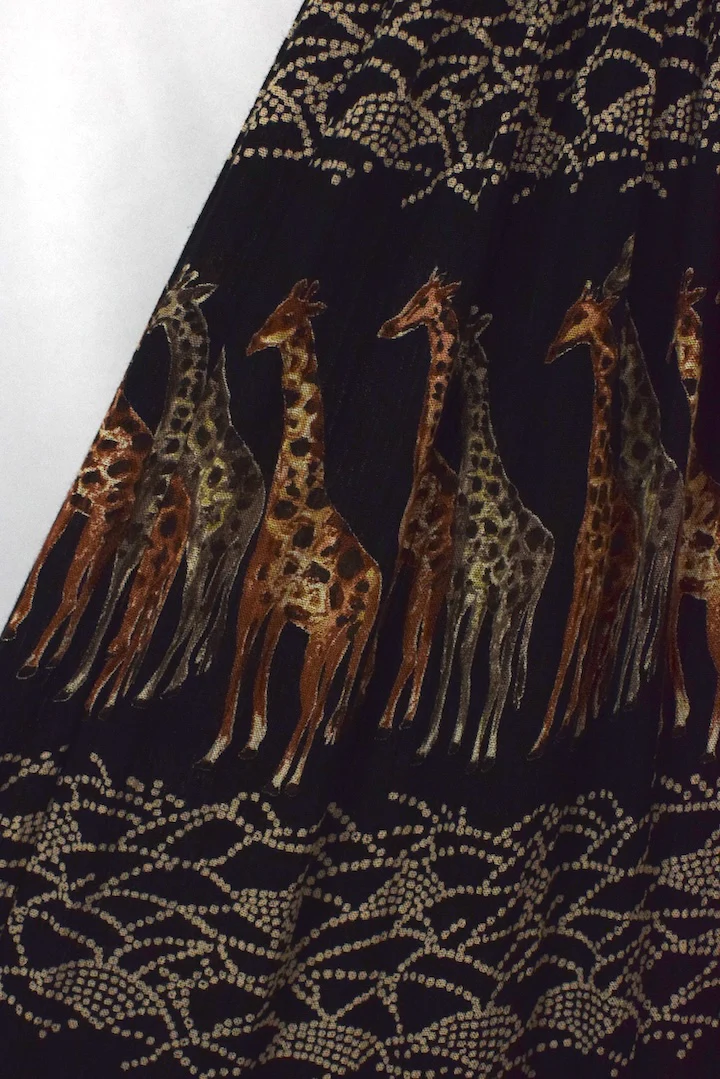 Giraffe Print Maxi Skirt - Image 2