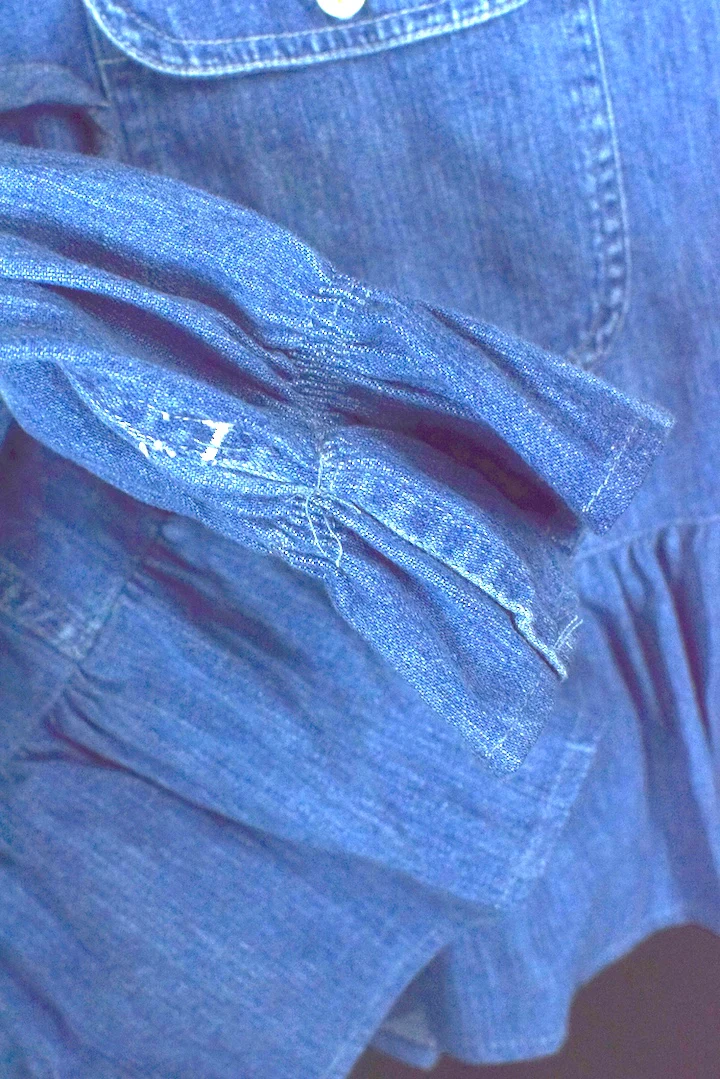 Denim Tie Up Top - Image 5