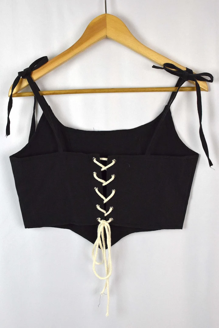 Reworked Ralph Lauren Brand Corset Style Top - Image 4