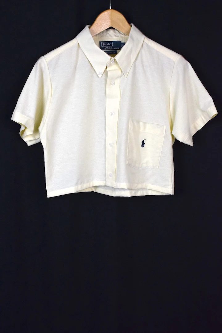 Reworked Ralph Lauren Crop Top