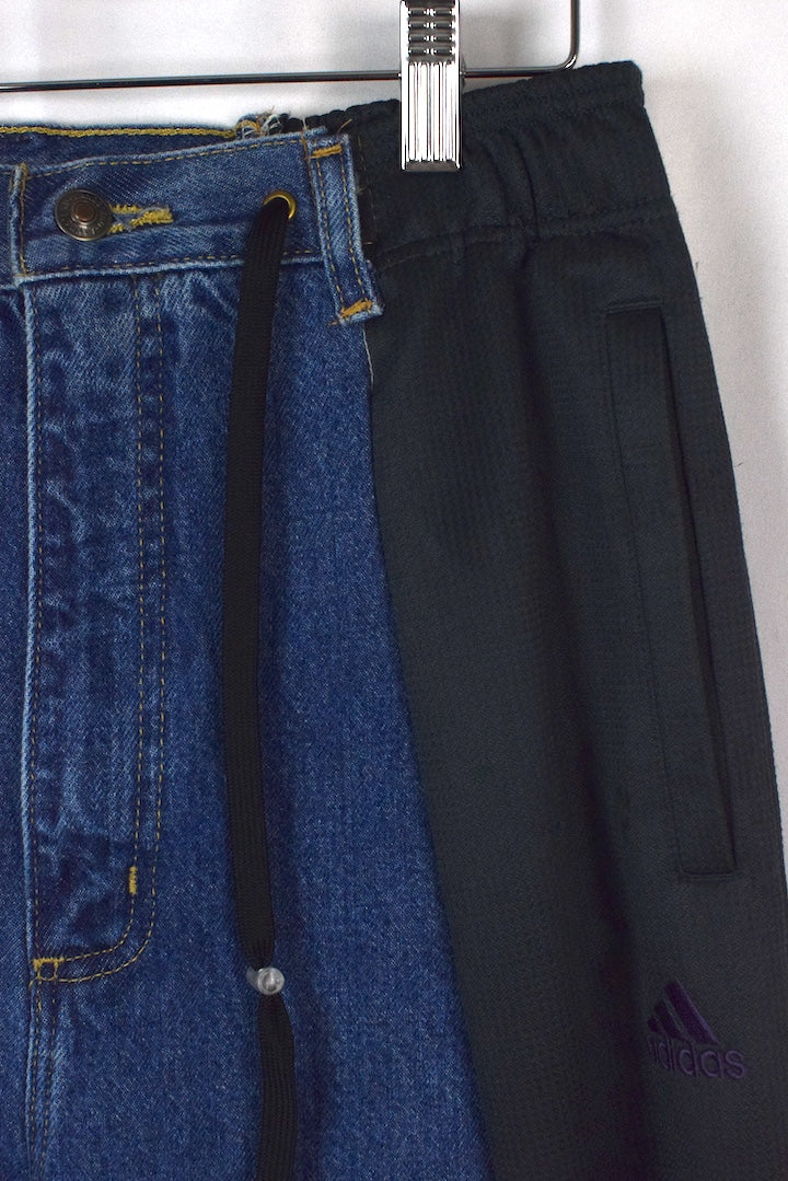 Reworked Adidas Brand Track-Jeans - Image 2