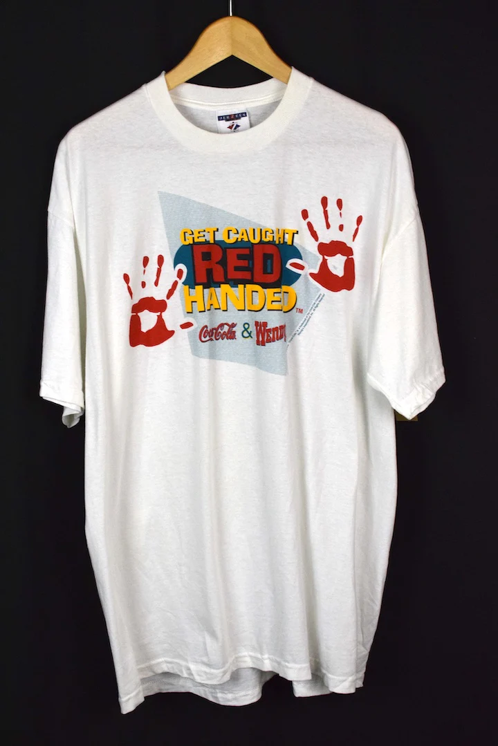 2002 Caught Red Handed T-shirt