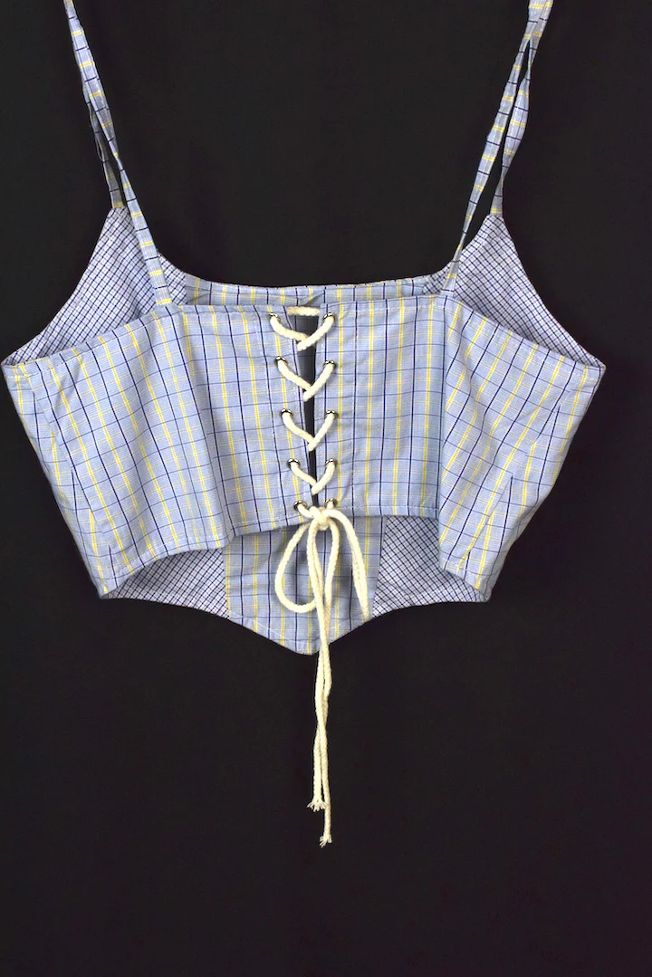 Reworked Ralph Lauren Brand Corset Style Top - Image 6
