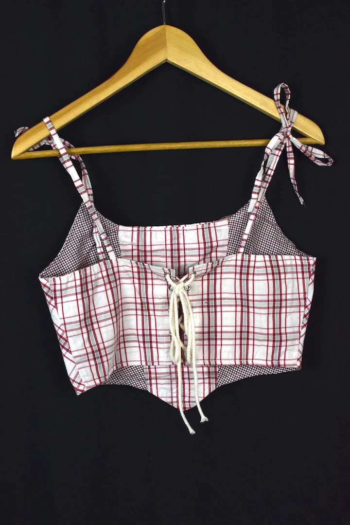 Reworked Ralph Lauren Brand Corset Style Top - Image 5