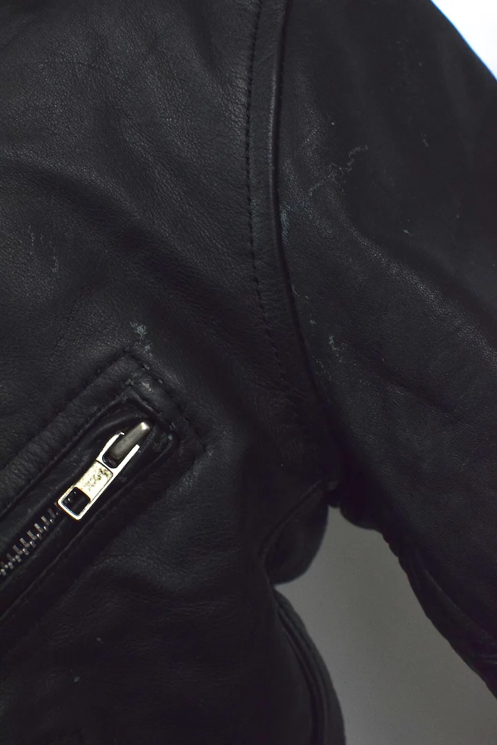 Leather Biker Jacket - Image 3