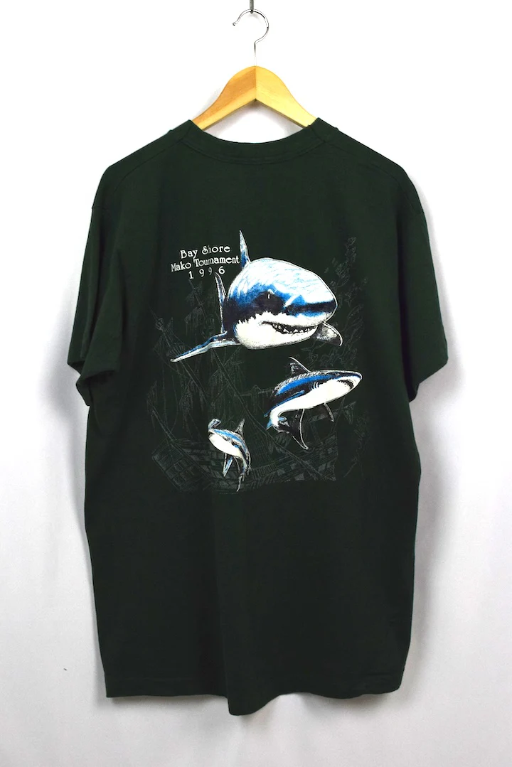 1996 Mako Shark Tournament T-Shirt - Image 3