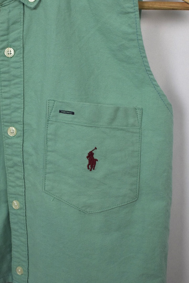 Reworked Ralph Lauren Brand Crop Top - Image 2