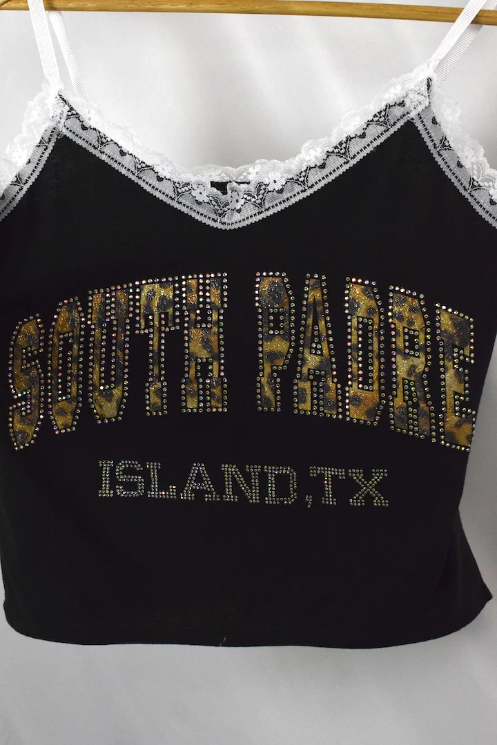 Reworked South Padre Island Crop Top - Image 2