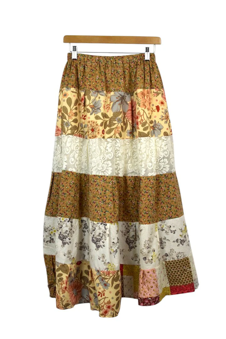 Reworked Patchwork Skirt