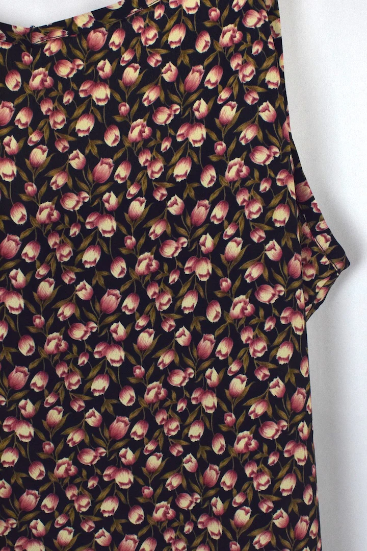 Reworked Floral Print Dress - Image 2